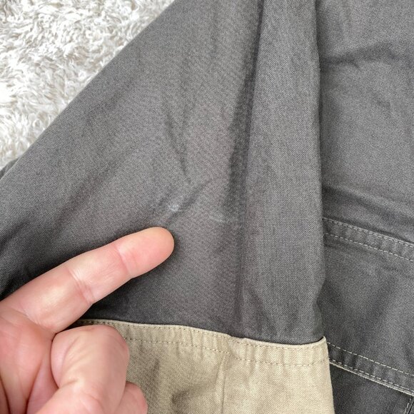 Cabela's Shirt Mens XL Gray Tan Long Sleeve Button-Up Shooting Hunting Outdoors - Picture 6 of 11